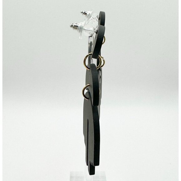 Bohemian Rainbow Dangle Acrylic Earrings NWT - Picture 3 of 4